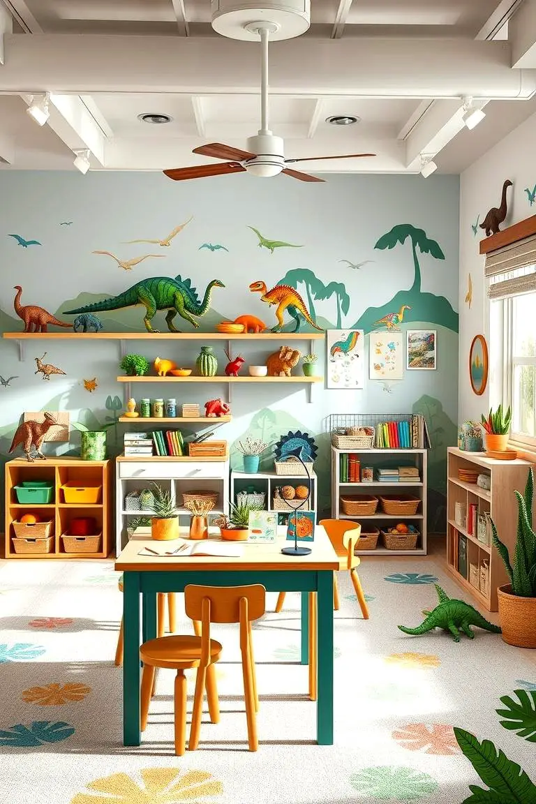Dinosaur Art and Craft Stations