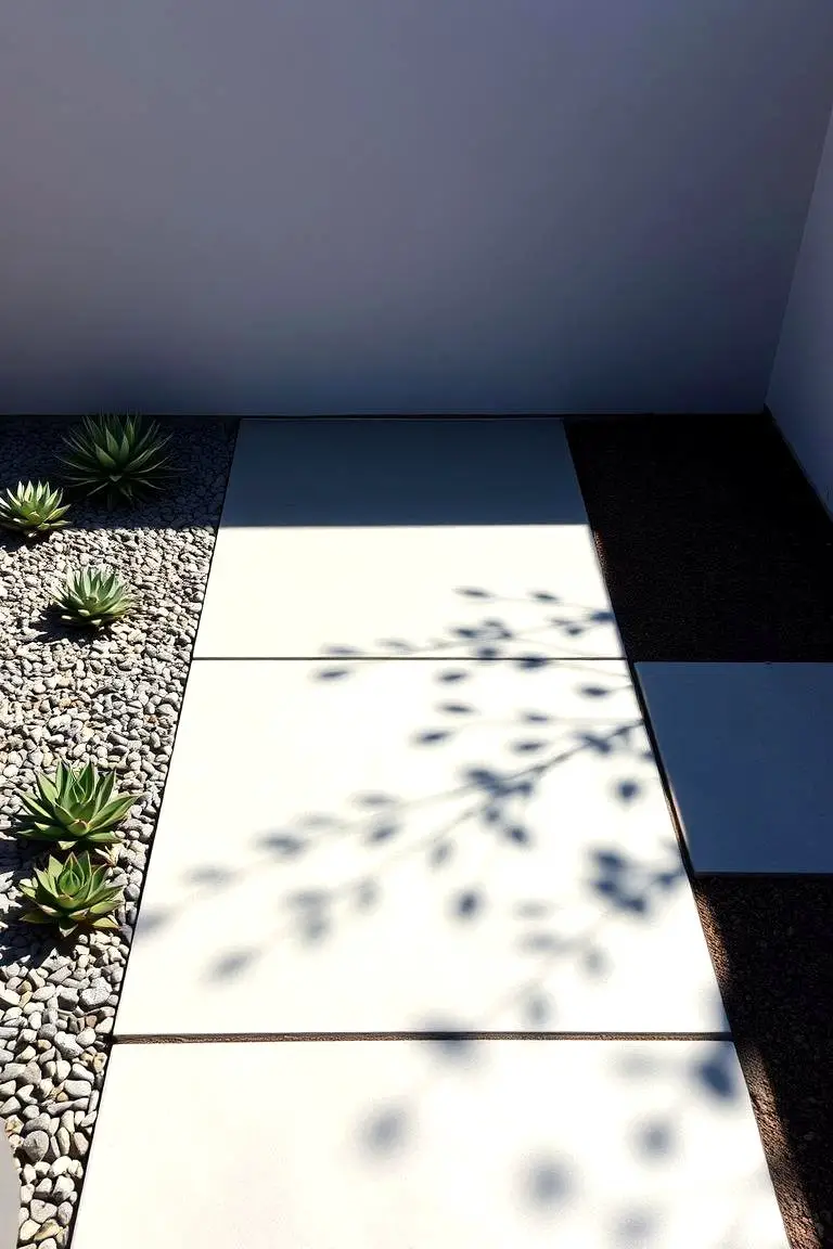 Modern Concrete Path
