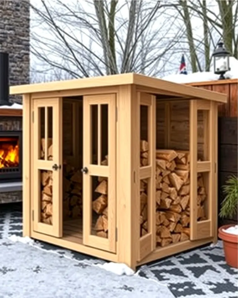 Firewood Storage Shed