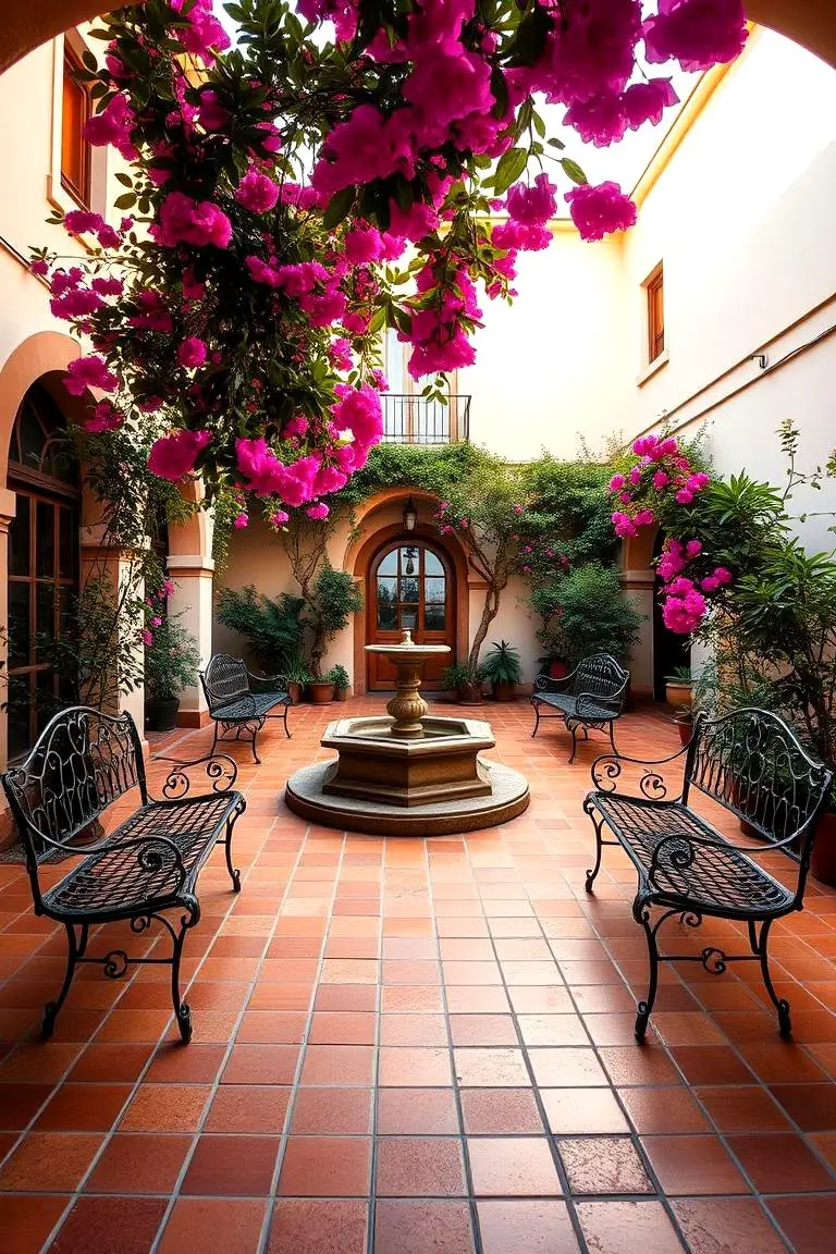 Traditional Spanish Courtyard