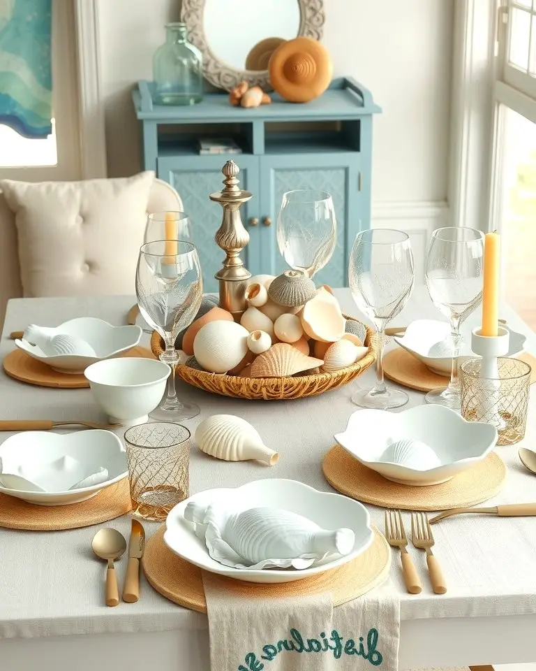 Seashell-Inspired Tableware