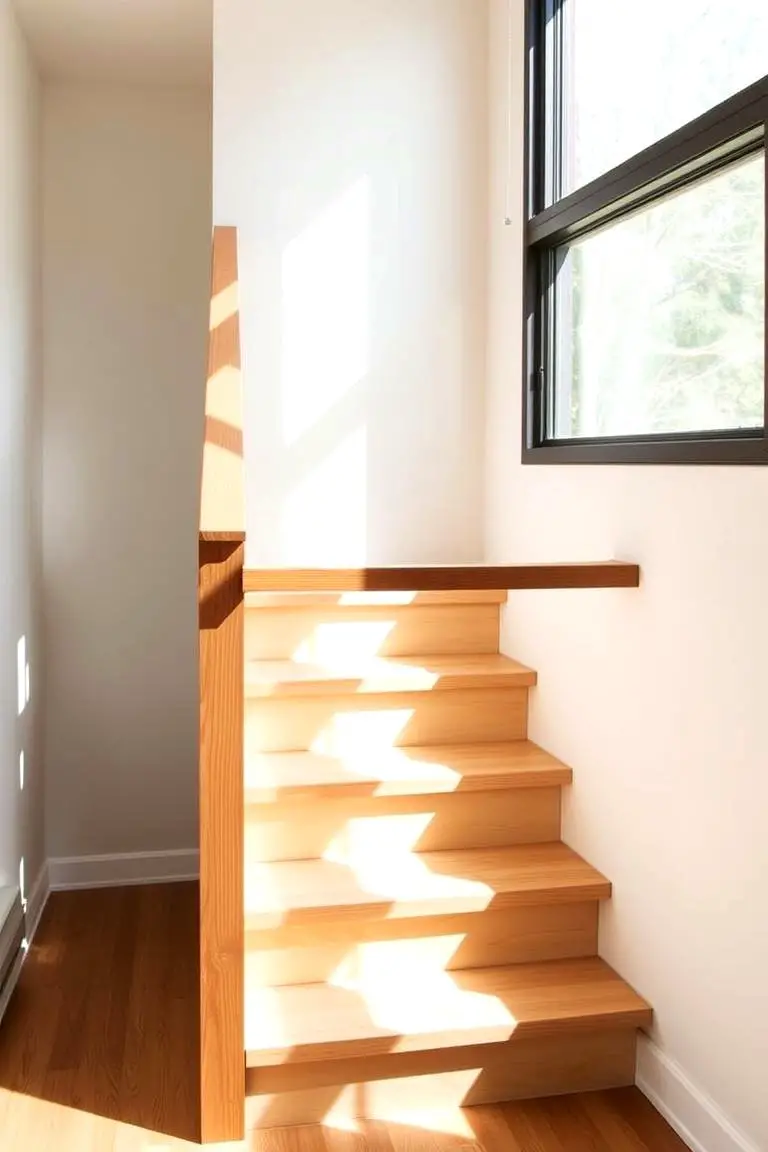 Compact Wood Railing for Small Spaces