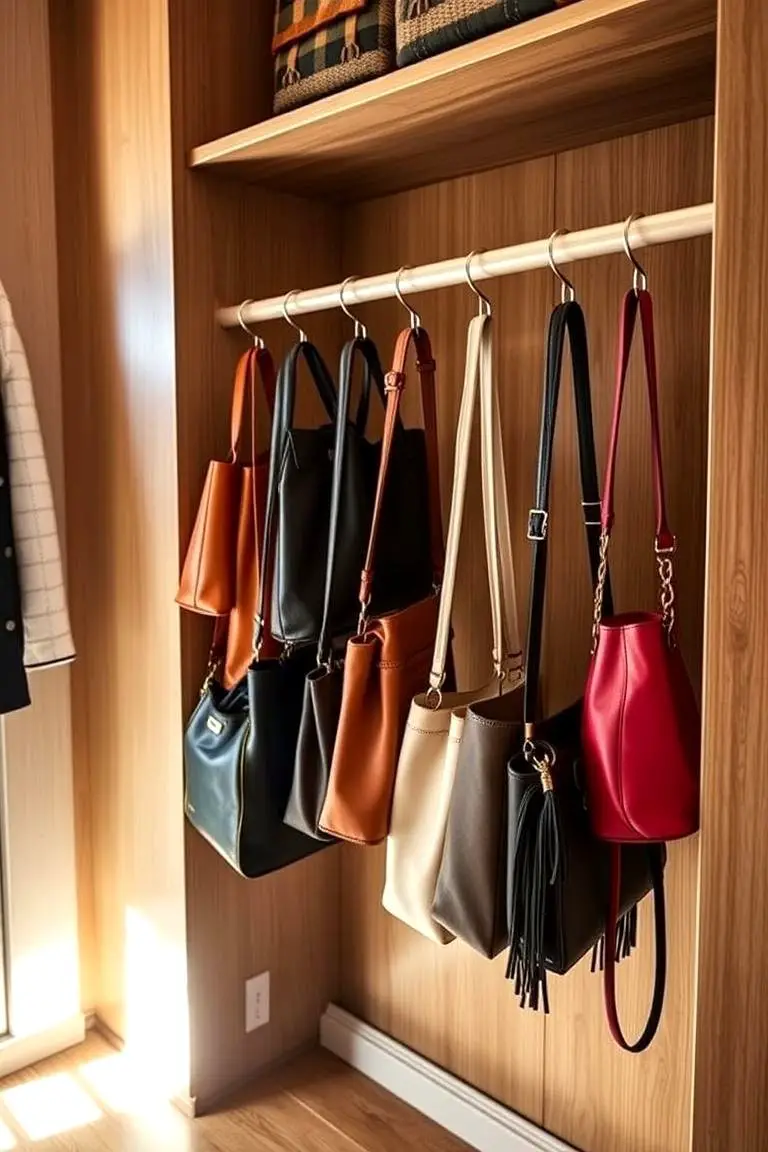 Closet Rod with Hooks