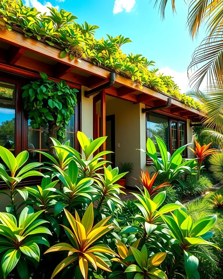 Tropical Green Oasis
