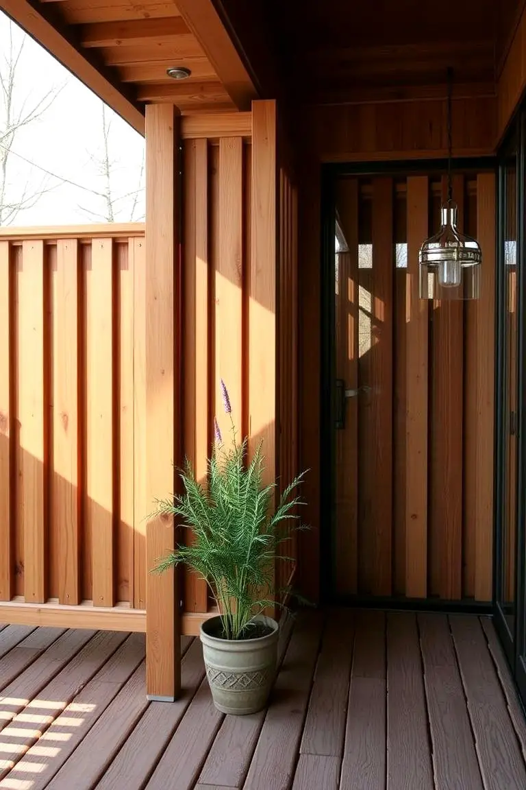 Cedar Slat Privacy