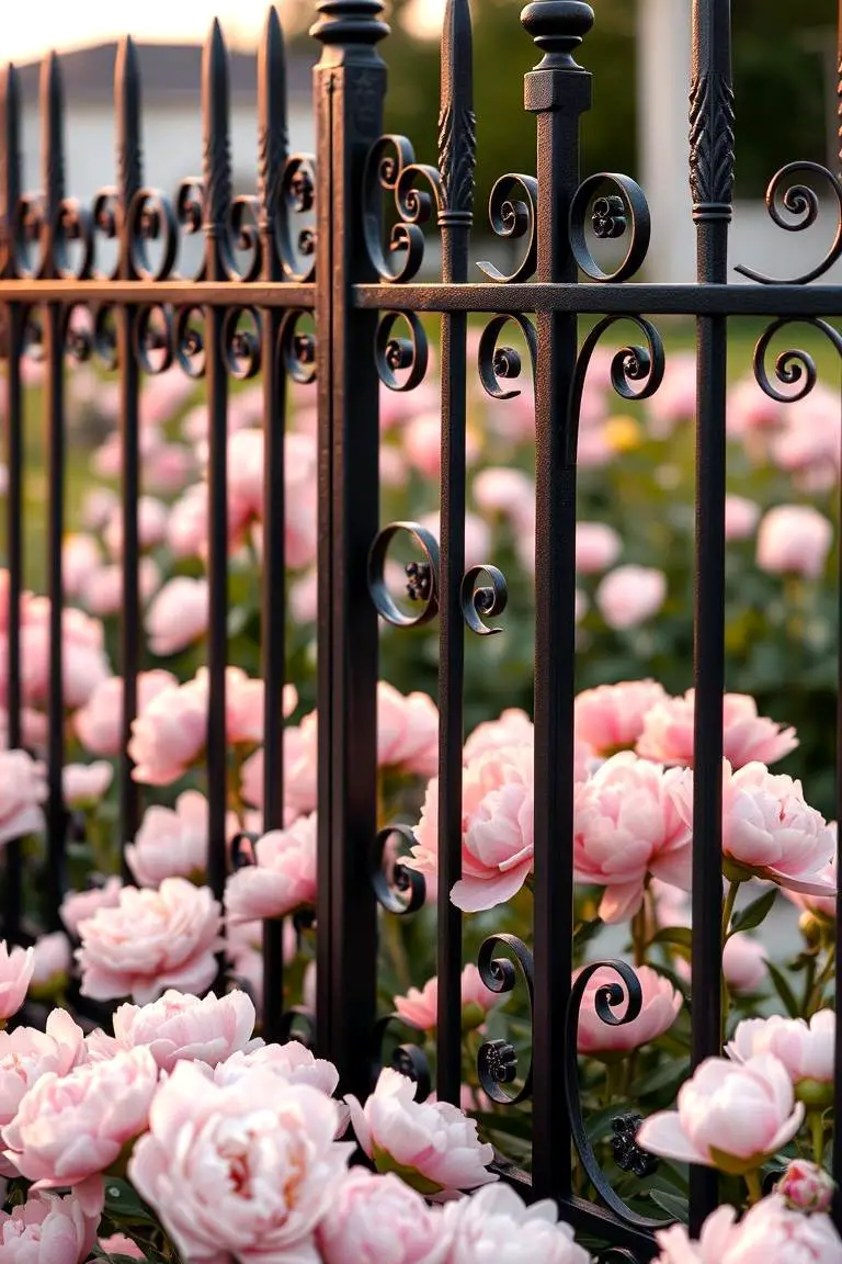 Modern Wrought Iron Borders