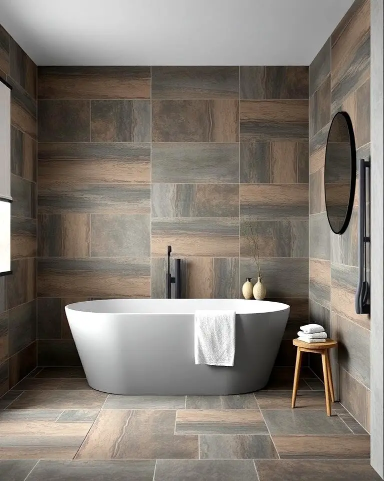 Slate-Look Porcelain Tiles