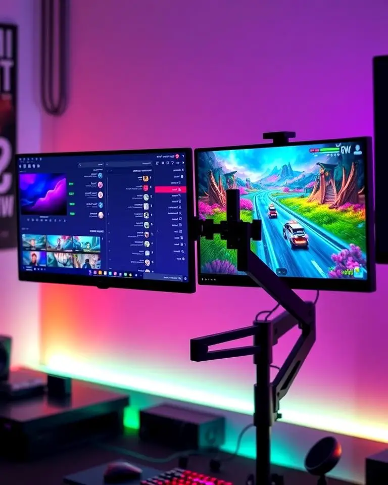 Dual Monitor Setup for Multitasking