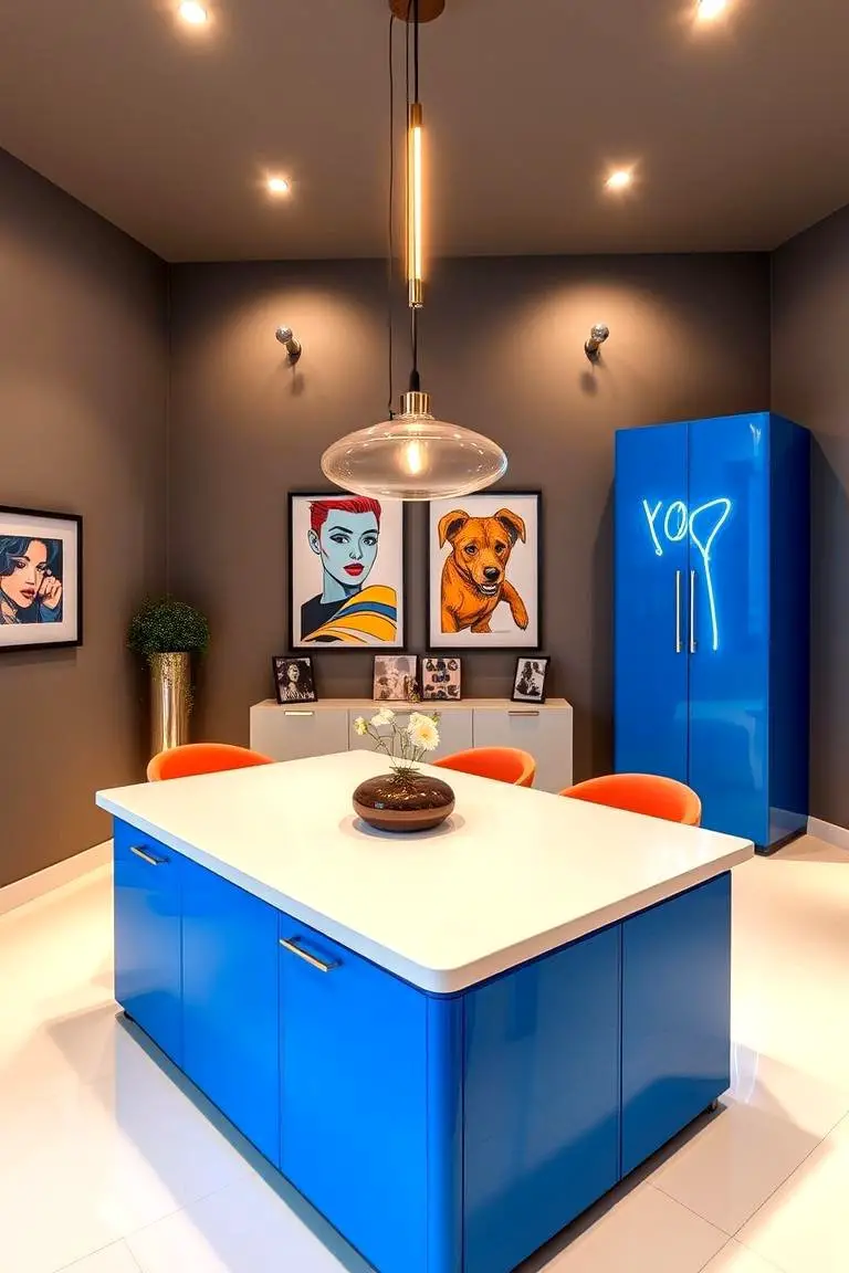 Electric Blue Pops