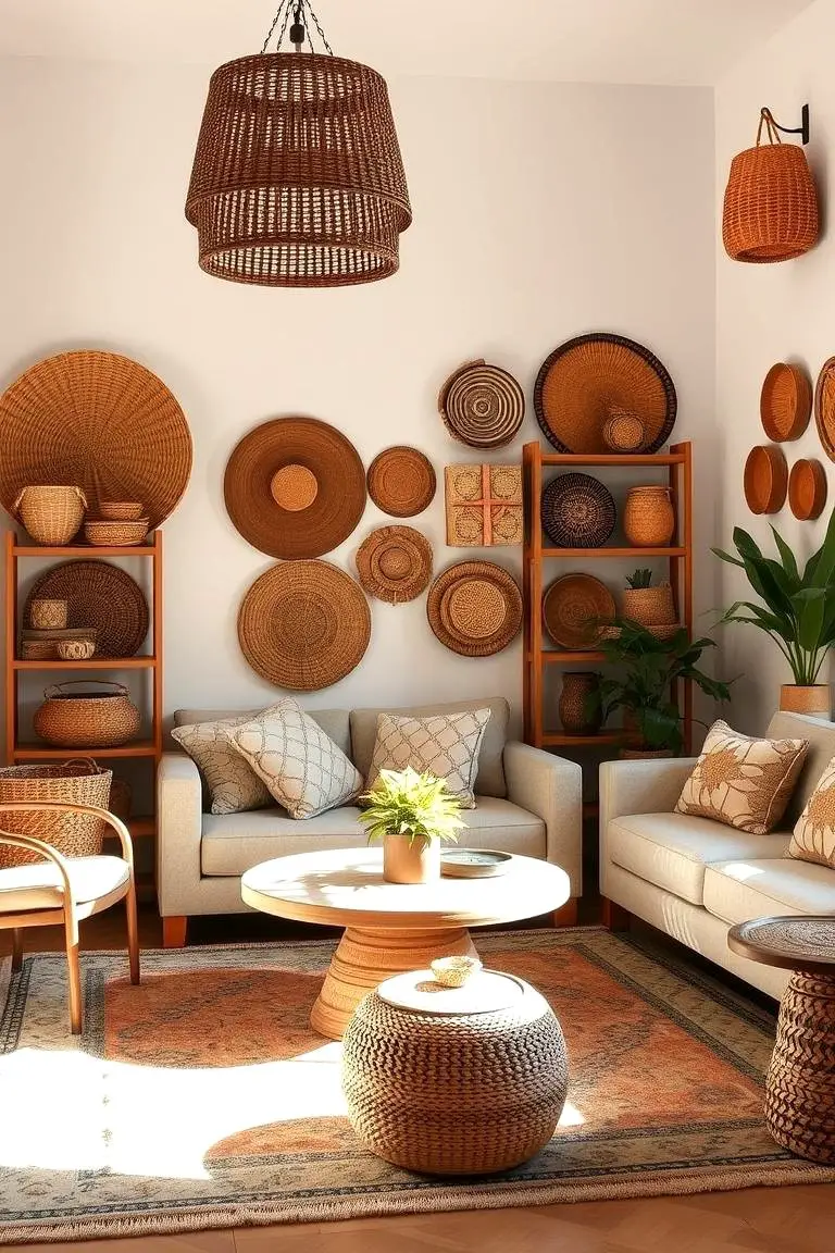 Woven Basket Displays