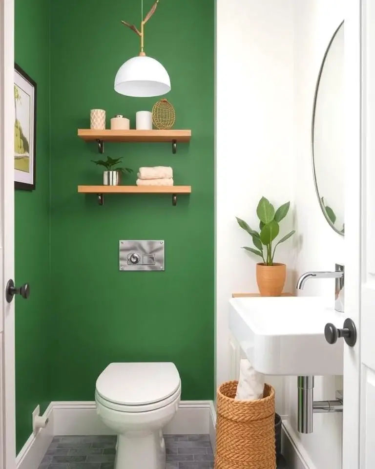 Rejuvenating Green Accent Walls