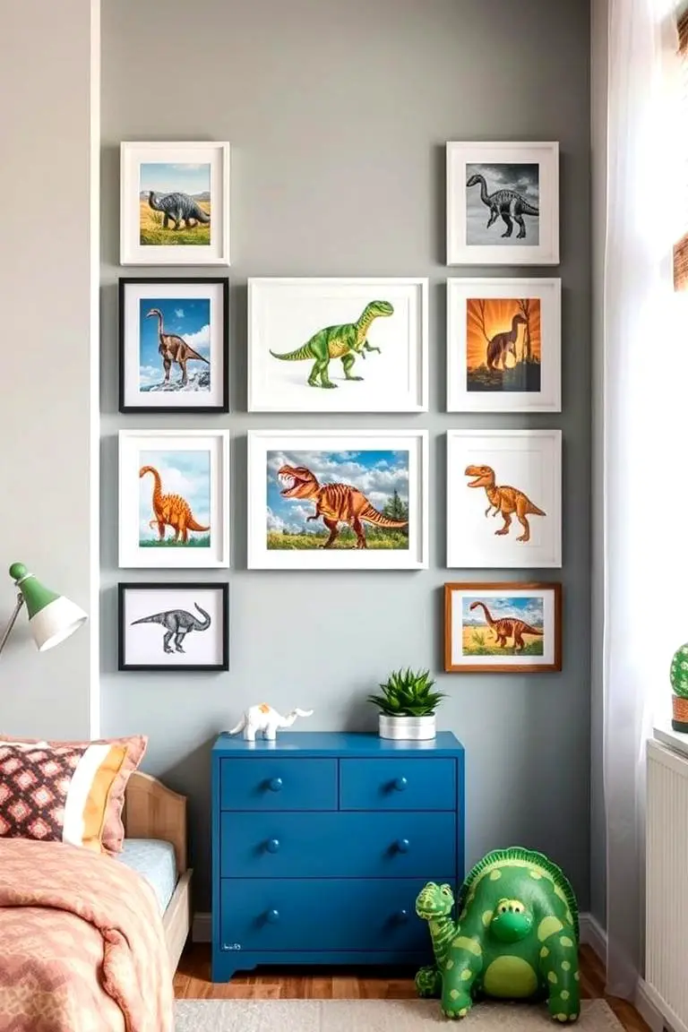 Dinosaur Art Frames