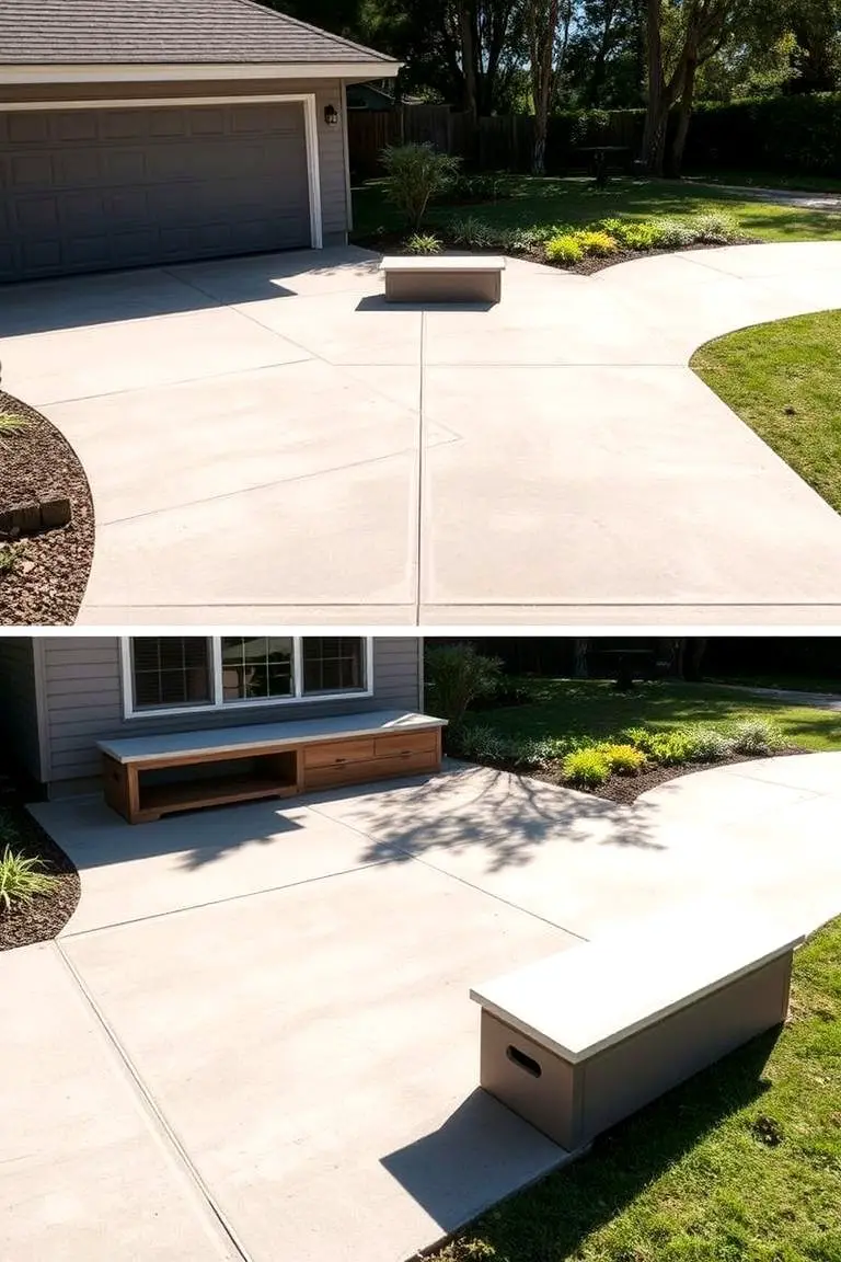 Multifunctional Concrete Driveway