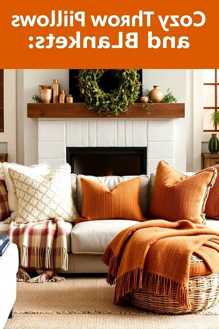 Cozy Throw Pillows & Blankets
