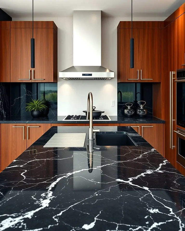 Black Marble Countertops