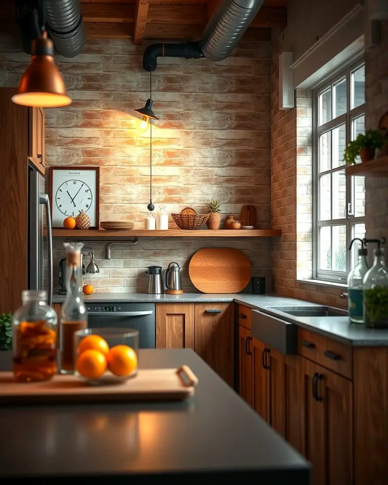 Brick Veneer for Rustic Warmth