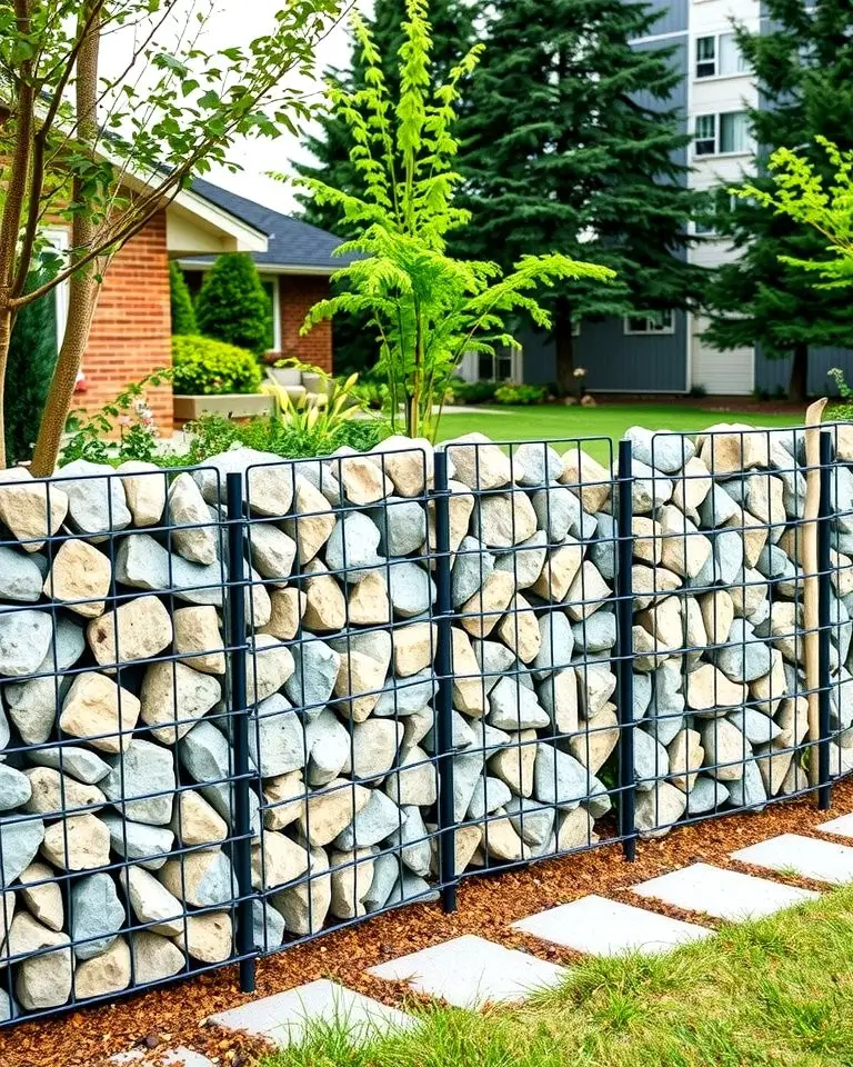 Gabion Fence