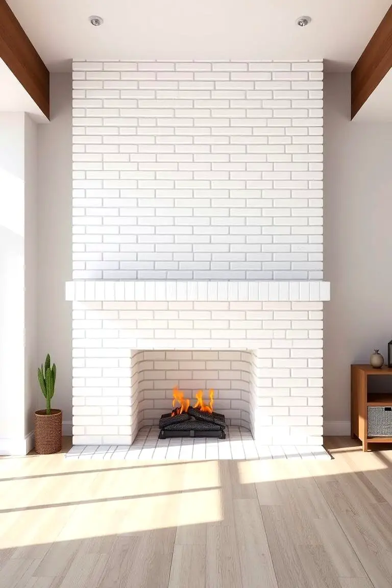 Functional White Brick Modernity