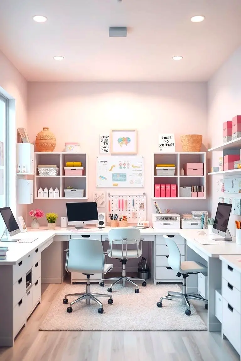 Pastel Craft Room Creativity