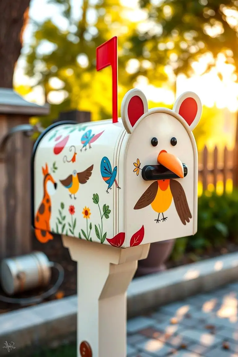 Whimsical Animal-Inspired Mailbox