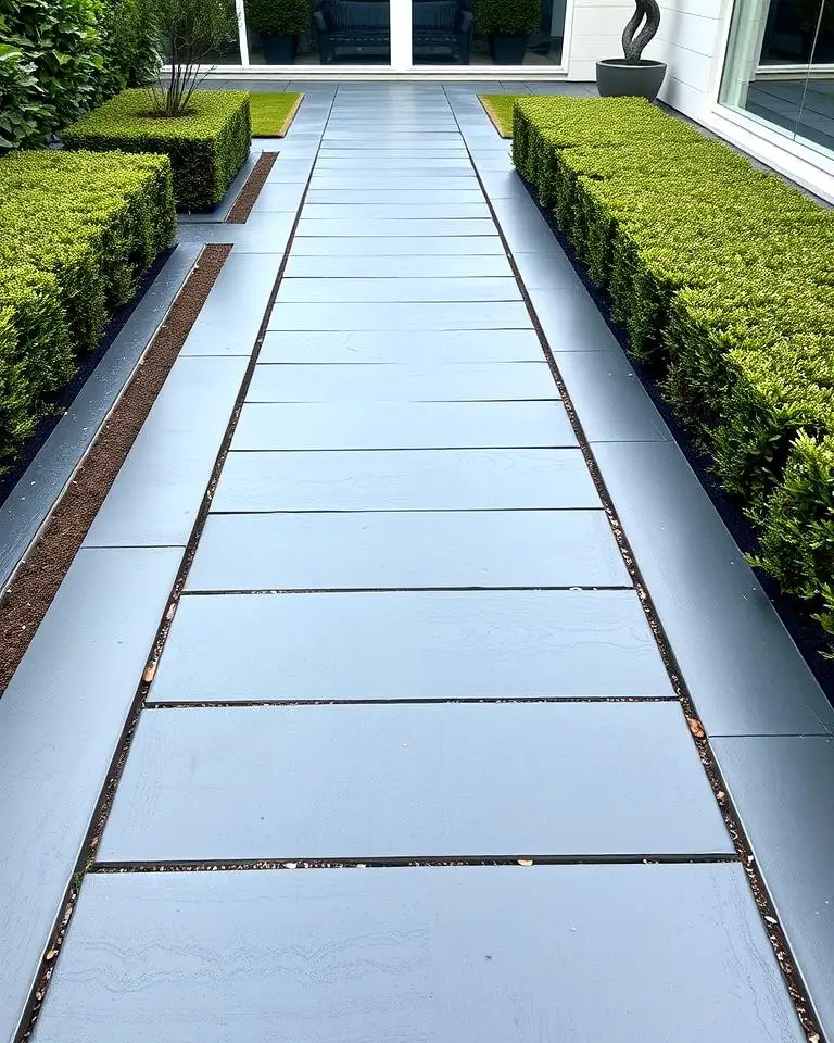 Minimalist Slate Walkway