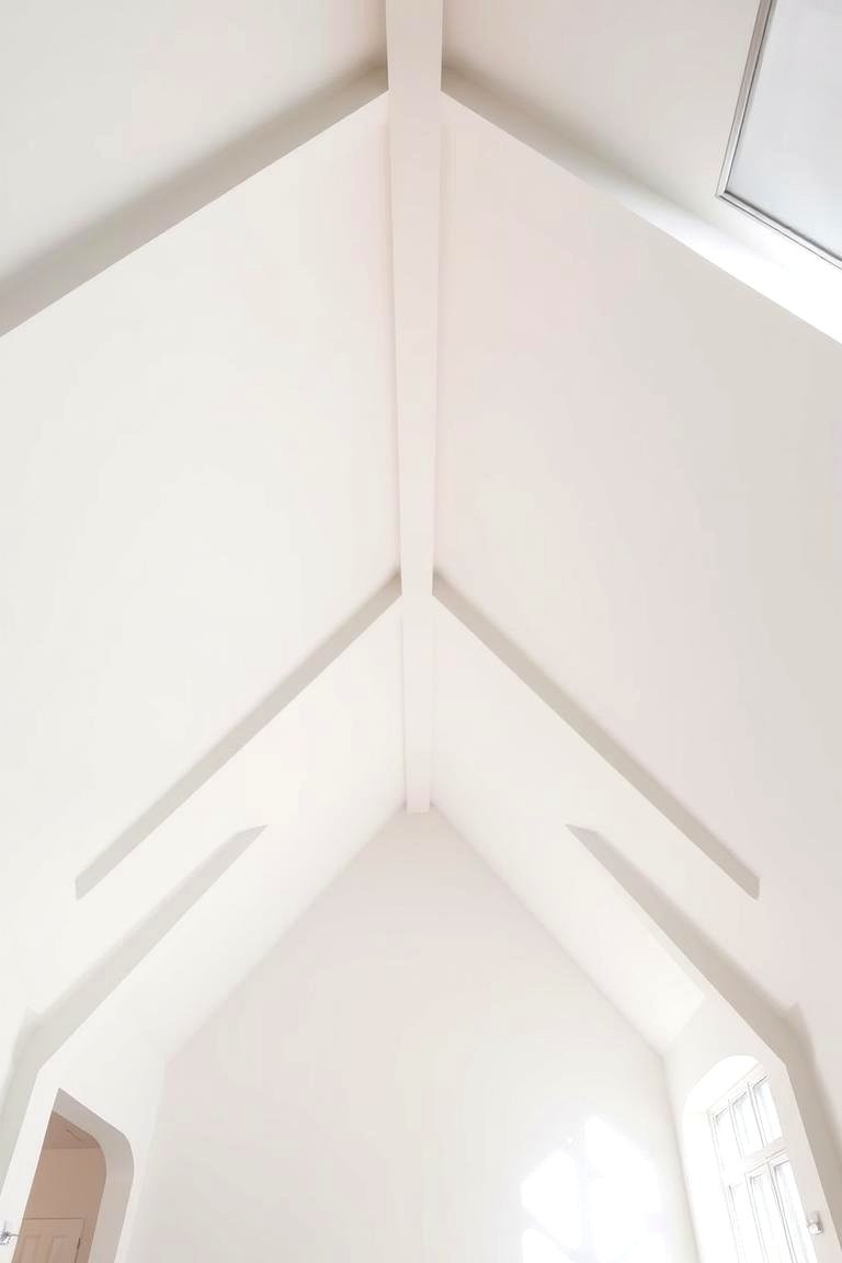 Modern Minimalist Vaulted Ceiling