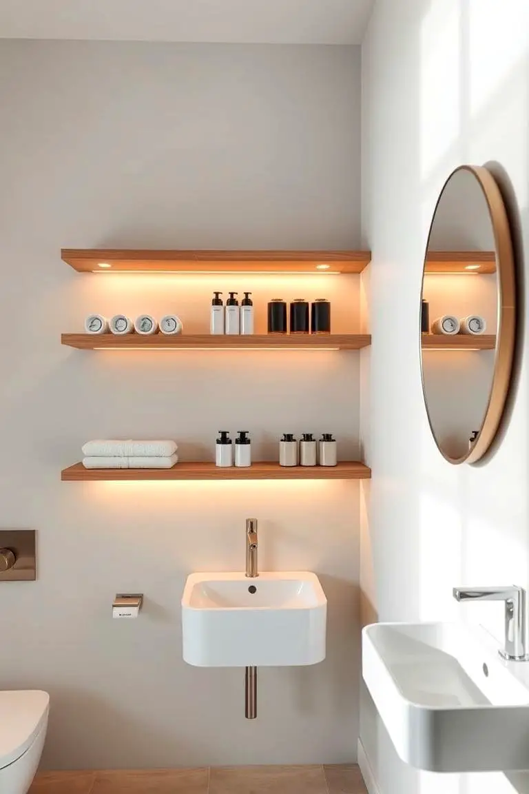 Modern Wall-Mounted Shelves