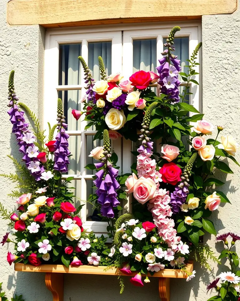 Cottage-Style Window Boxes