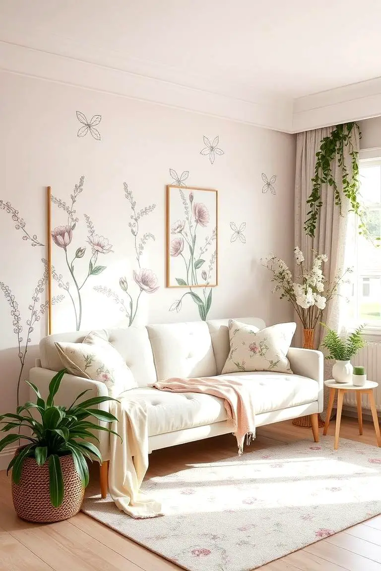 Feminine Floral Touches