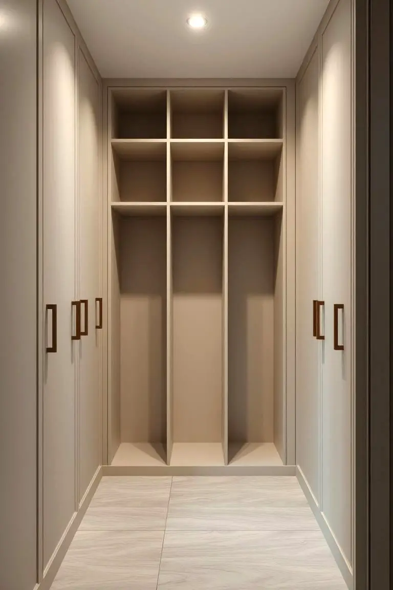 Developing a Minimalist Hall Closet Design