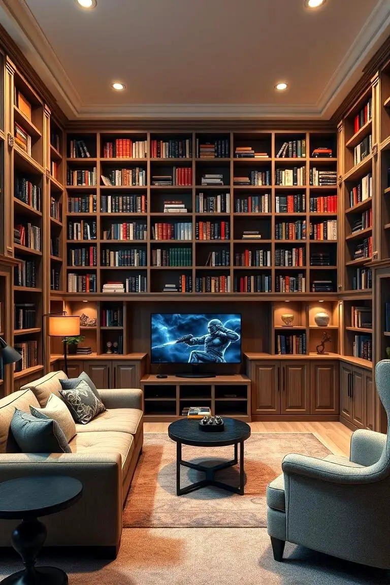 Gaming Library Lounge