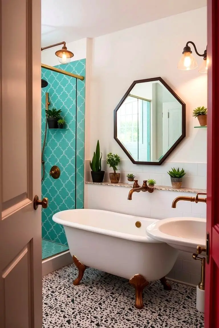 Eclectic Bathroom Retreat