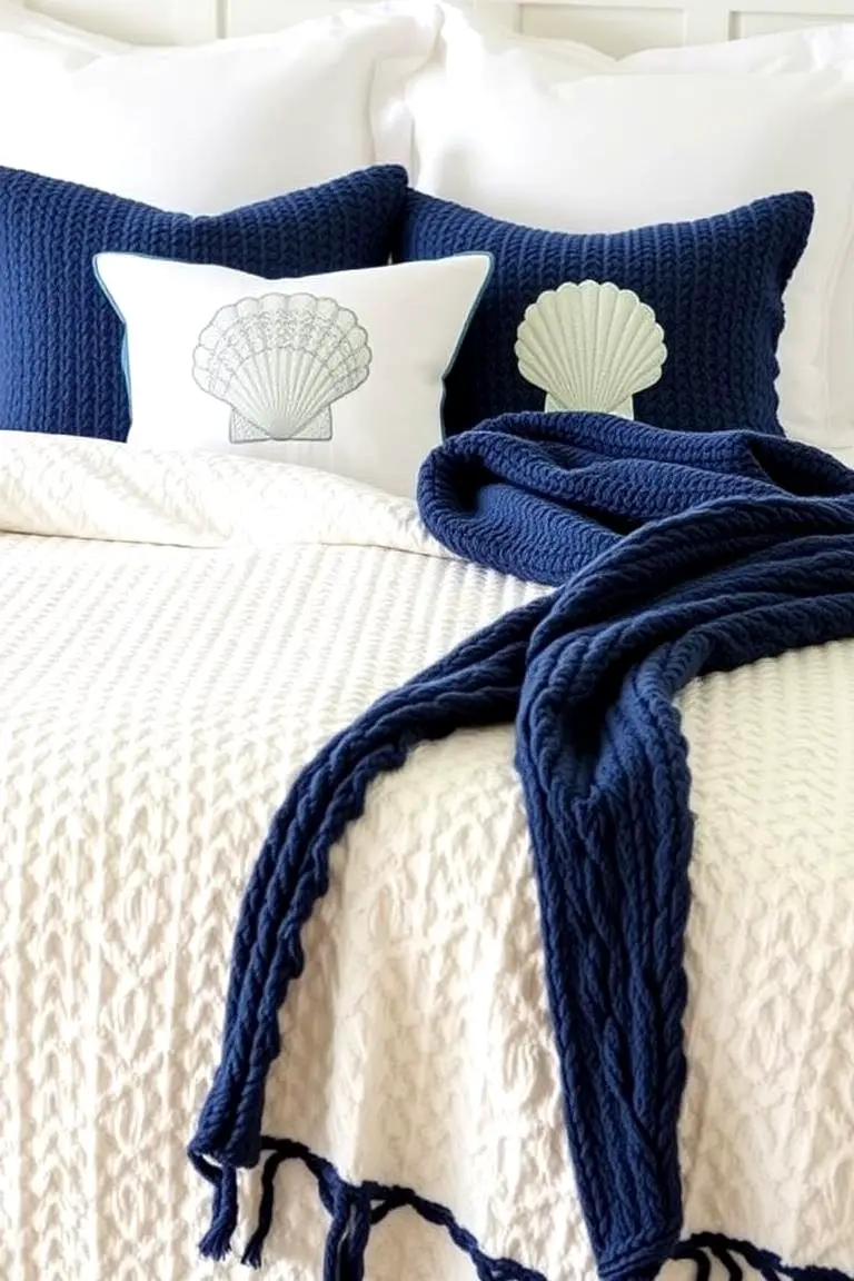 Textured Coastal Bedding
