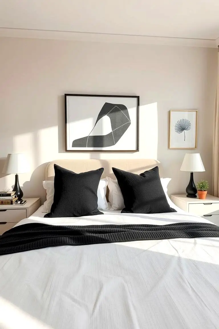 Artful Contrasts: A Balanced Blend
