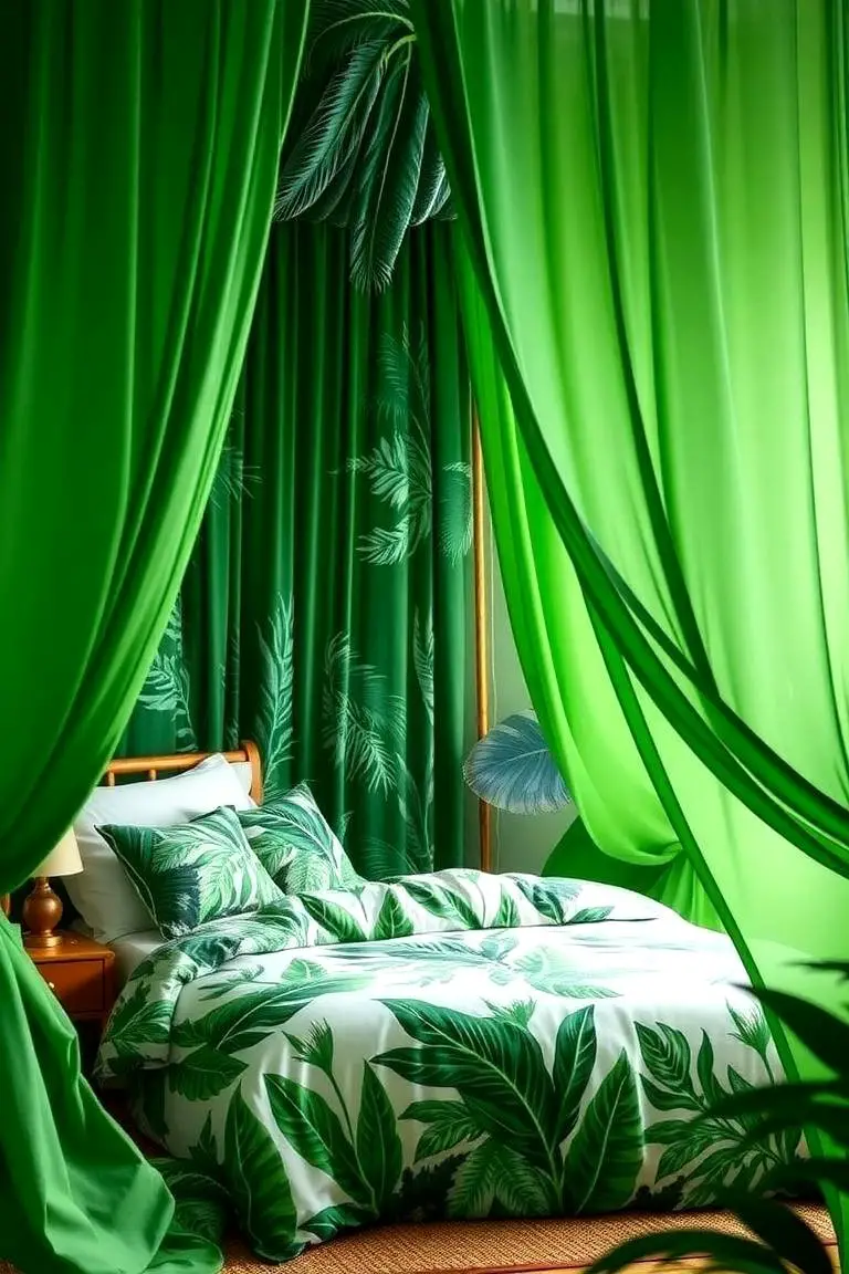 Vibrant Canopy Curtains
