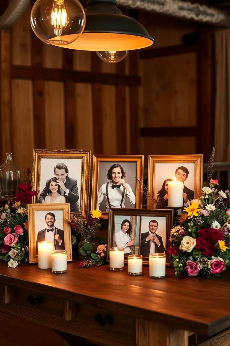 Personalized Photo Table Display