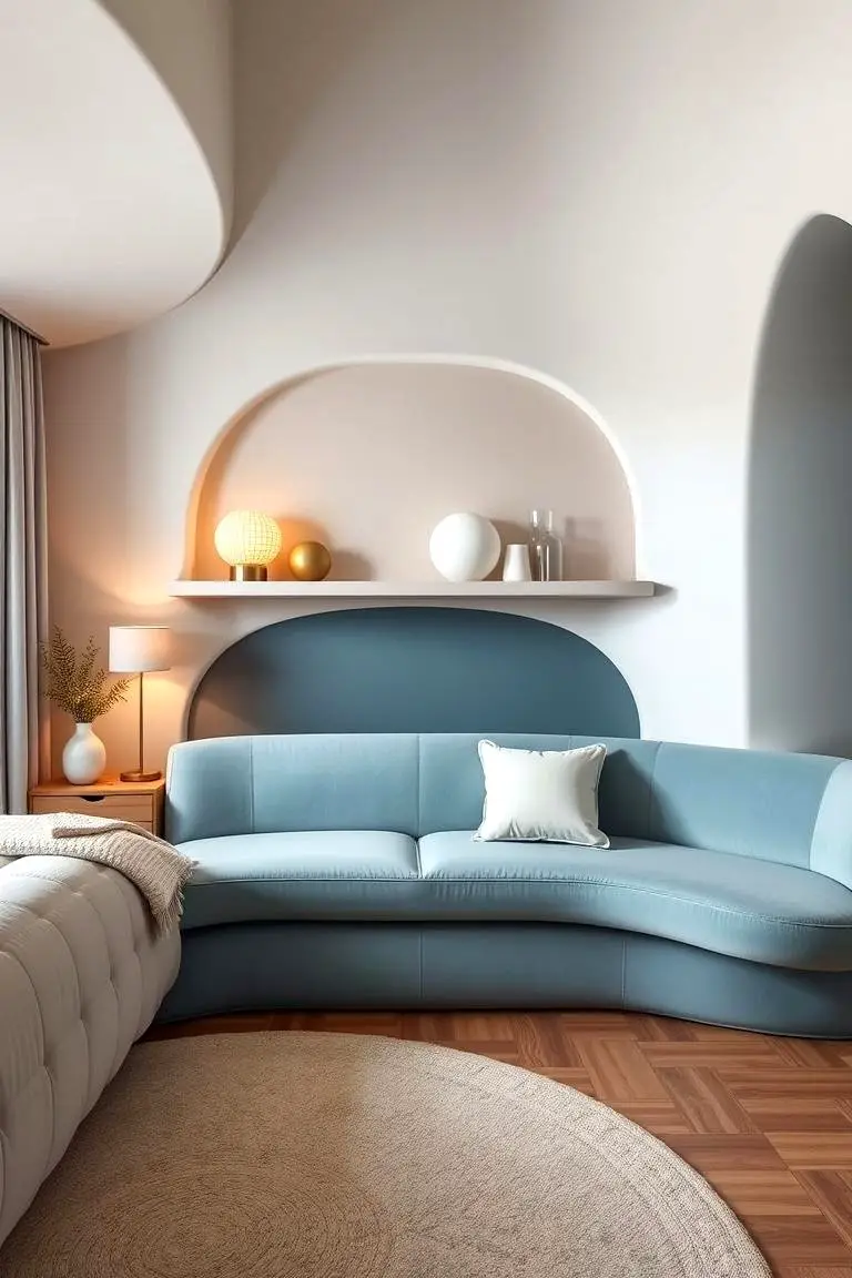 Contemporary Blue Upholstery