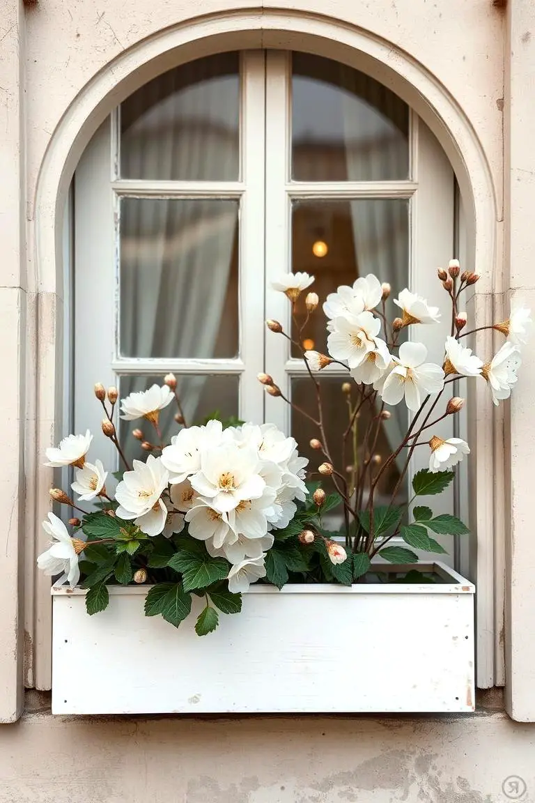 Misty Morning Blossoms