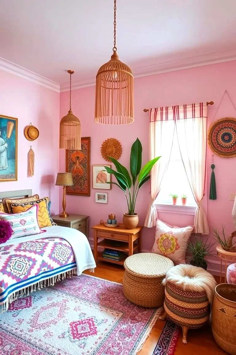 Cultural Fusion in Boho Decor