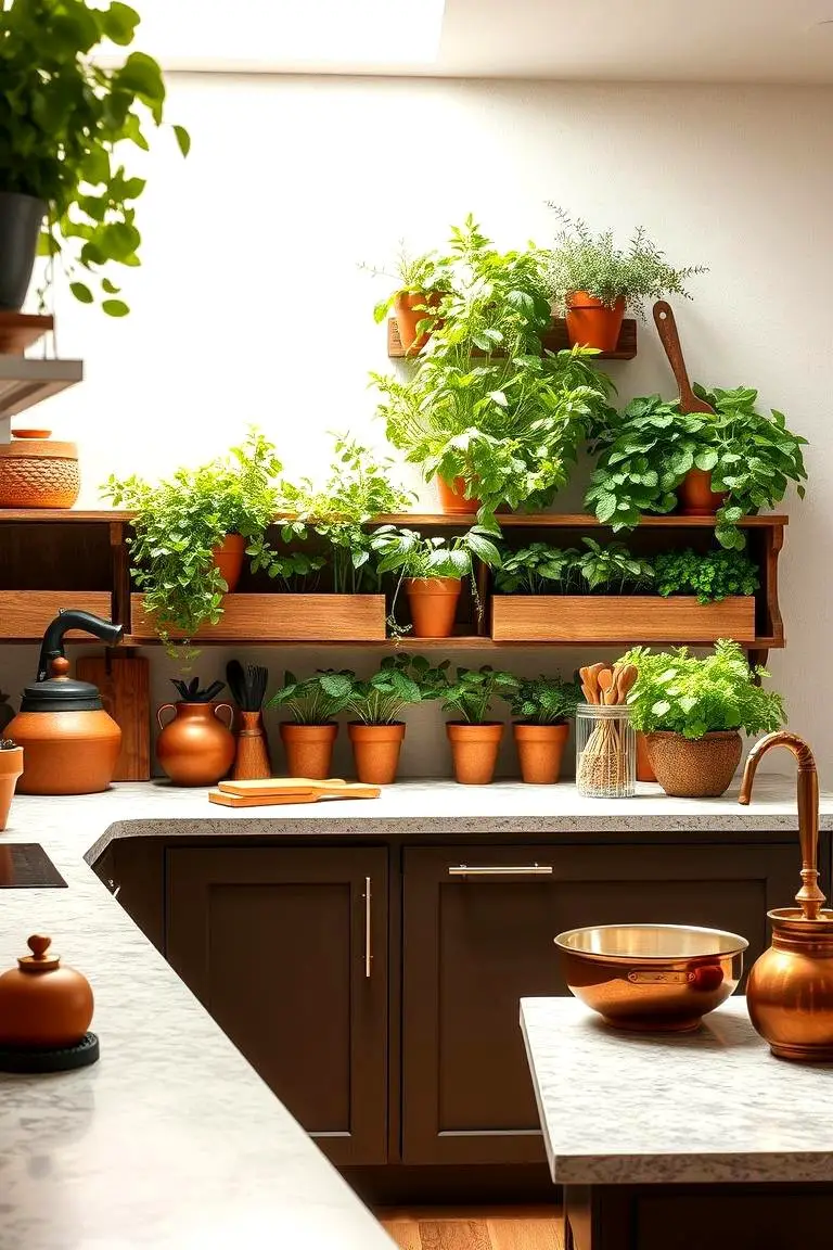 Kitchen Herb Garden Wall