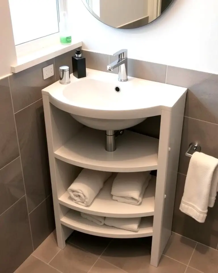 Tiered Sinks for Built-In Storage
