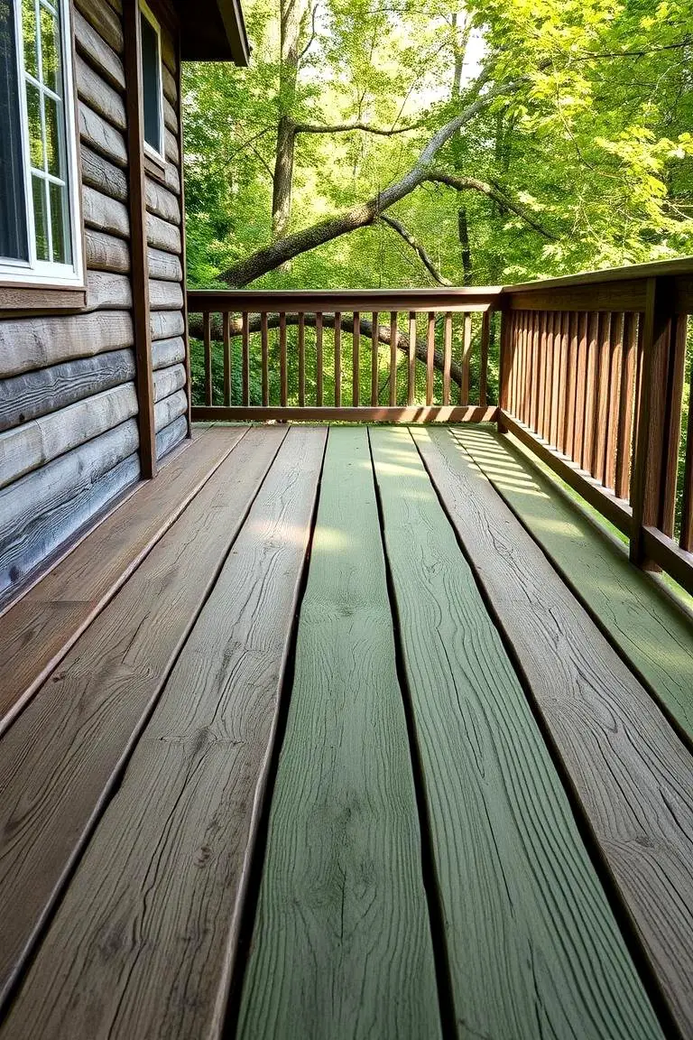 Moss Green & Weathered Wood
