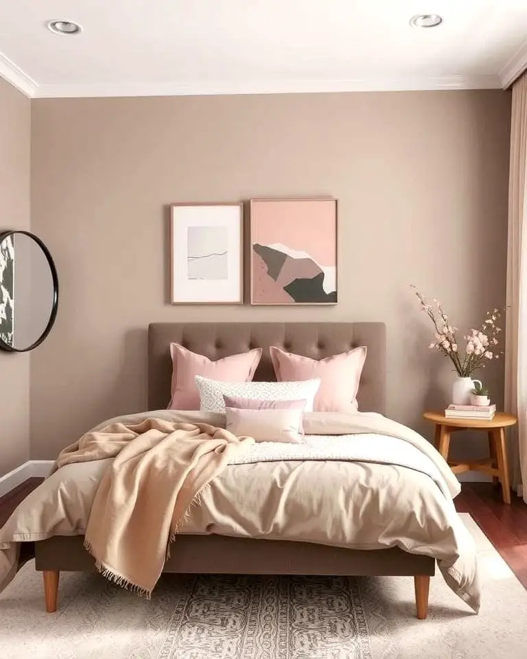 Taupe and Blush Pink Palette