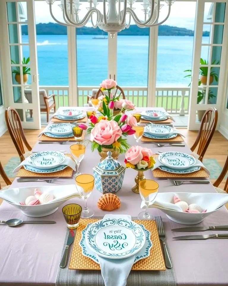 Coastal-Inspired Tableware