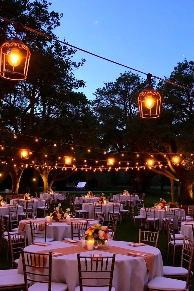 Intimate Outdoor Reception