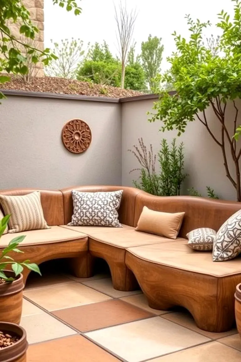 Outdoor Garden Banquette