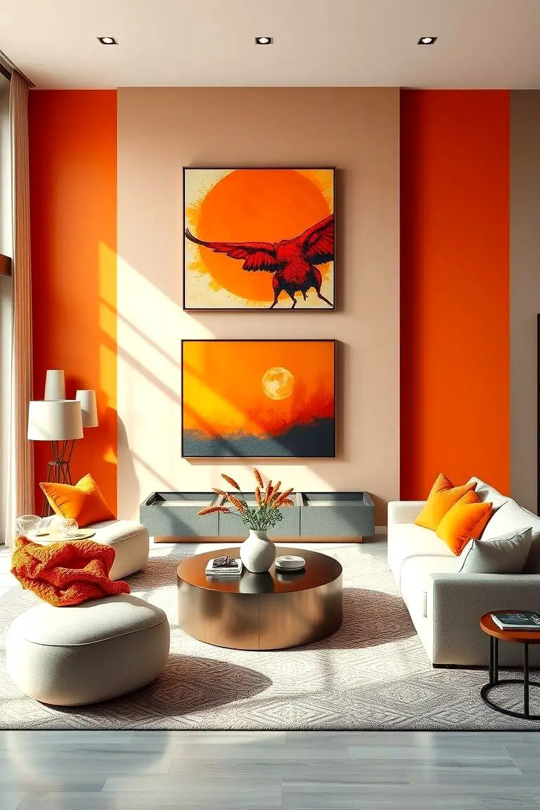 Dynamic Orange Highlights