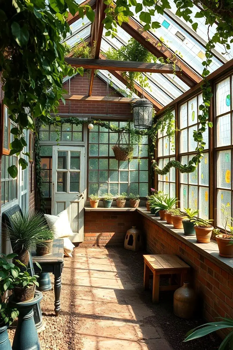 Recycled Materials Greenhouse
