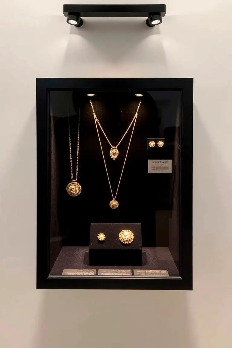 Shadow Box Jewelry Display