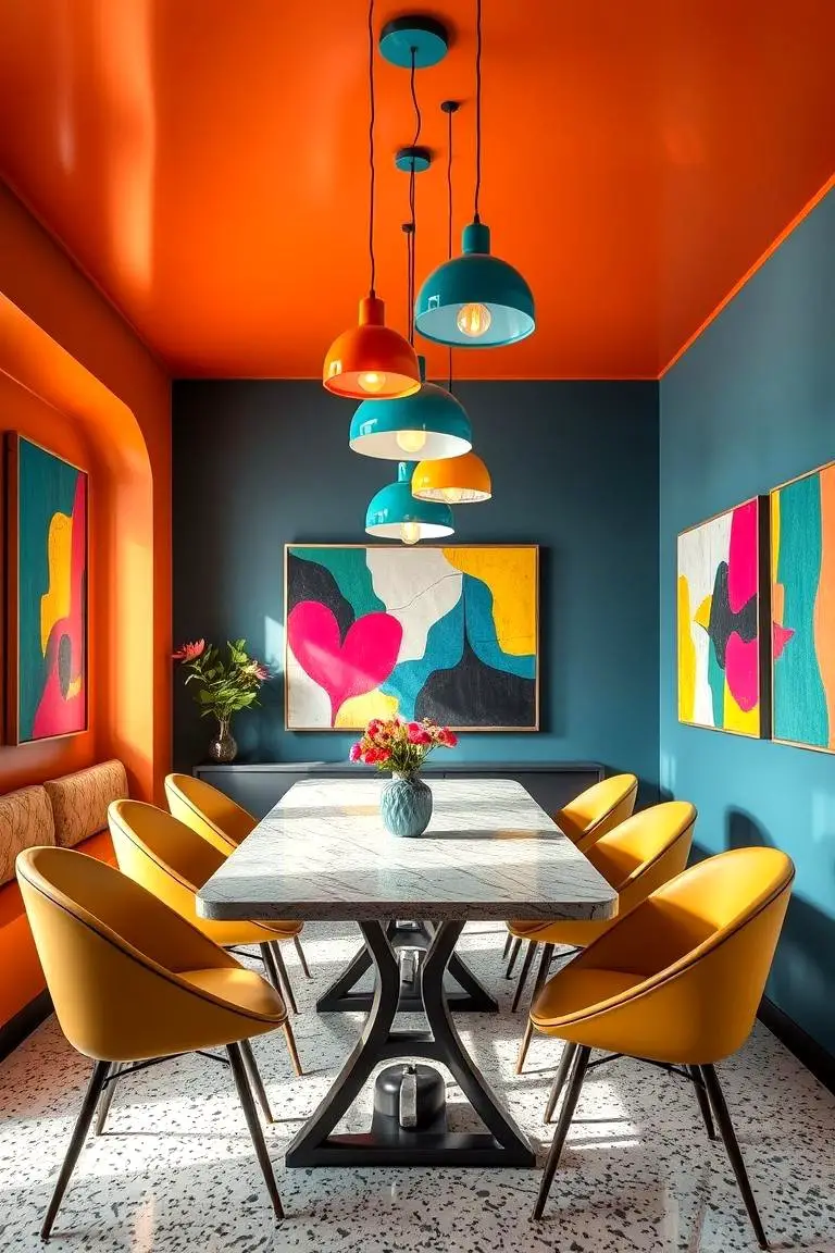 Bold Colorful Lighting